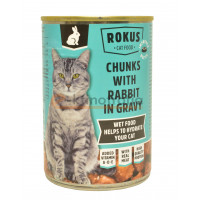 Rokus 410gr - Κονσέρβα με κουνέλι για Γάτες
