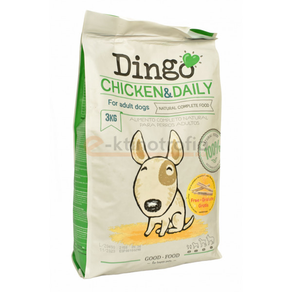 Dingo Chicken & Daily 3kg + ΔΩΡΟ 1 clip