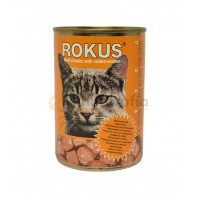 Rokus 410gr - Κονσέρβα με κουνέλι και ελάφι για Γάτες