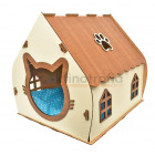 Ξύλινο σπίτι για Γάτες 39x30x42cm